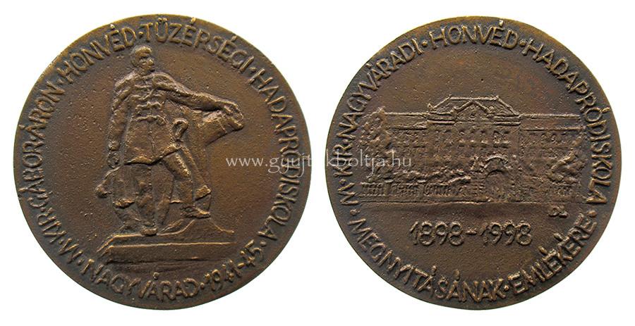 Magyar Kir�lyi G�bor �ron Honv�d T�z�rs�gi Hadapr�diskola Nagyv�rad 1898-1998